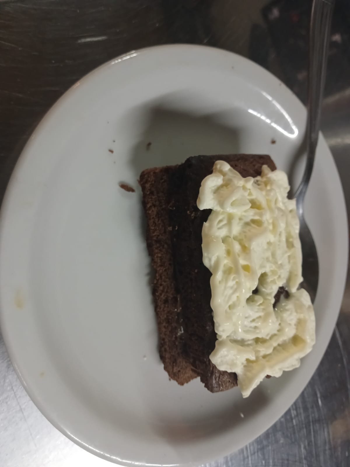 Brownies con una bocha de americana